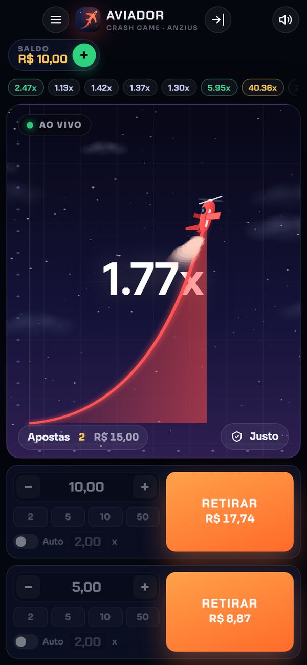 Aviador no celular